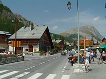 ulice ve Val d Isere