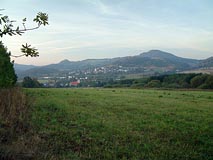 pohled na Jedlovou, Jiřetín pod Jedlovou od Studánky