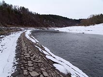 Otava, hráz pod Jistcem