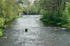 Ploučnice, jez v Benešově nad Ploučnicí