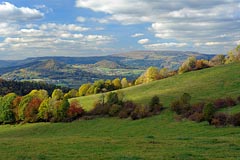 pohled od Slavíčkova k. na SZ