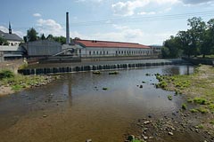 Jizera, jez v Přepeřích