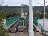 tramvajový most z Holešovic do Troji při povodni