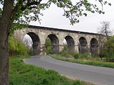 železniční viadukt v Podlešíně
