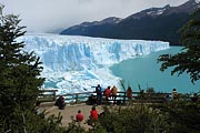 vyhlídka, ledovec Perito moreno