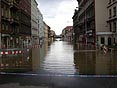 Křižíkova ulice od Florence při povodni