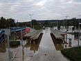 Vltavská při povodni
