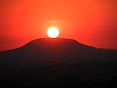 západ slunce nad Řípem