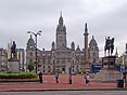 náměstí, palác v Glasgow