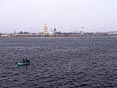 Něva, Petropavlovská pevnost, rybáři