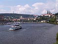 Vltava, loď, Pražský hrad