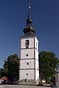 věž kostela ve Starém měste p. Landštejnem