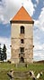 věž kostela v Hospozíně