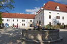 kašna, zámek v Třeboni